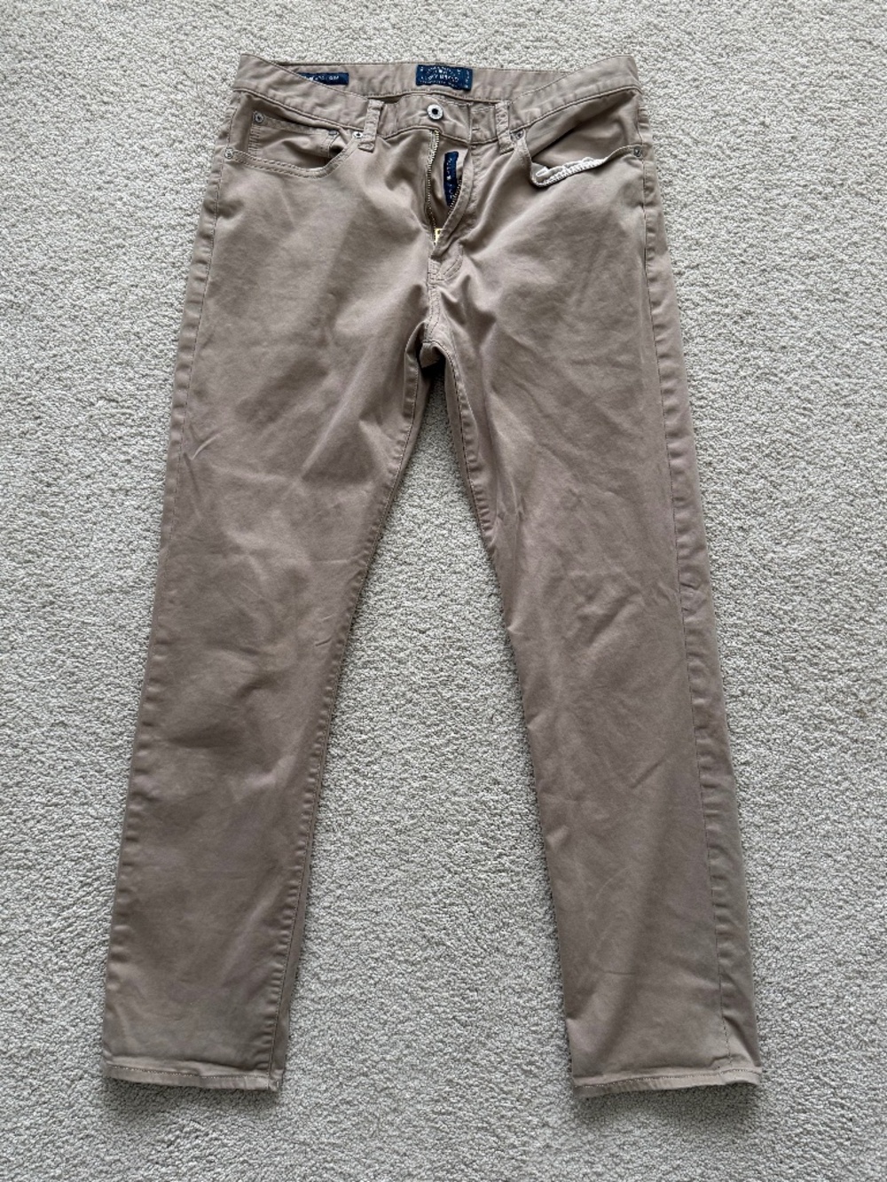 Lucky Brand 121 Heritage Slim Jeans Khaki 34x32